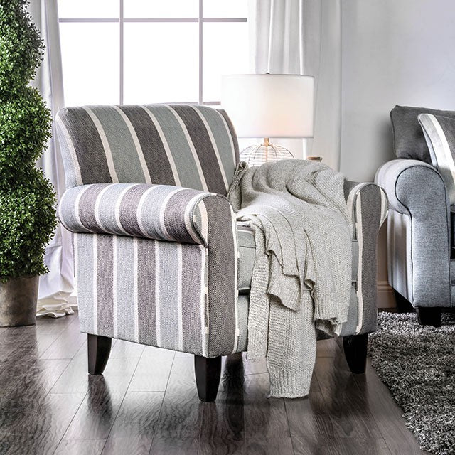 Misty-Stripe Chair