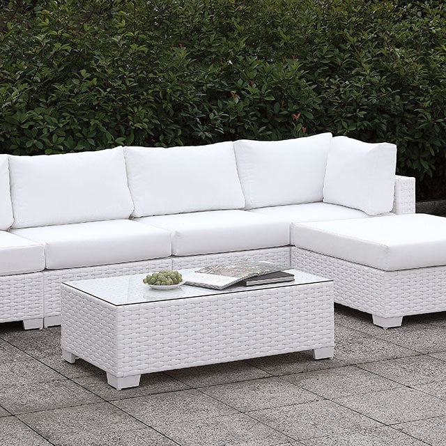 Somani-L-Sectional W/ RIGHT Chaise + Coffee Table
