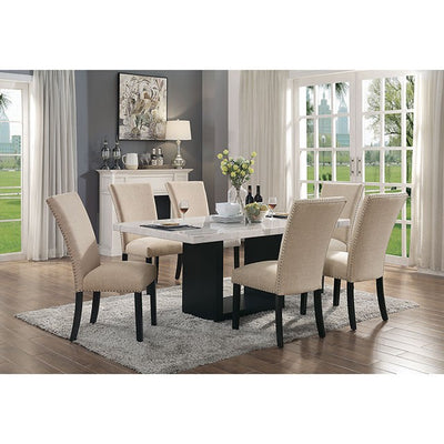 Kian-Side Chair, Beige (2/Ctn)