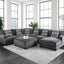 Kaylee-U-Sectional w/ Right Chaise