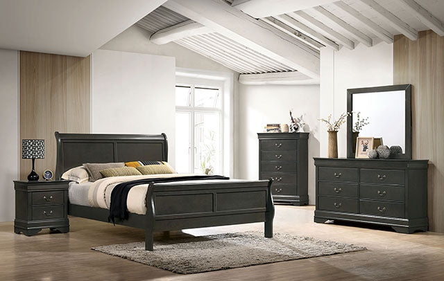 Louis Philippe-E.King Bed