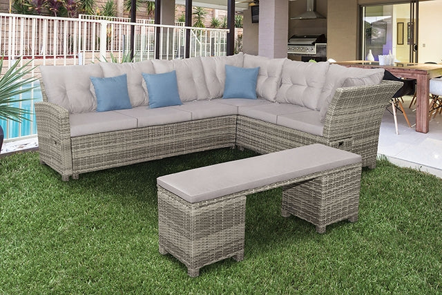 Malia-5 Pc. Sectional Set w/ Bench