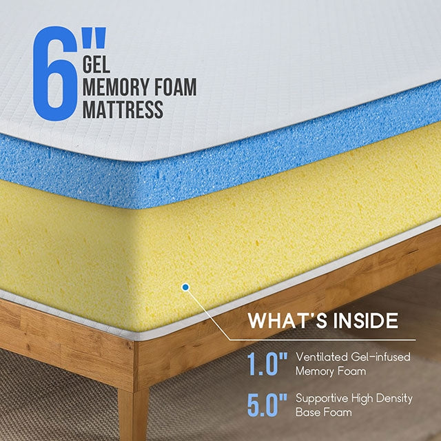 Artemisia-6" Twin Memory Foam Mattress