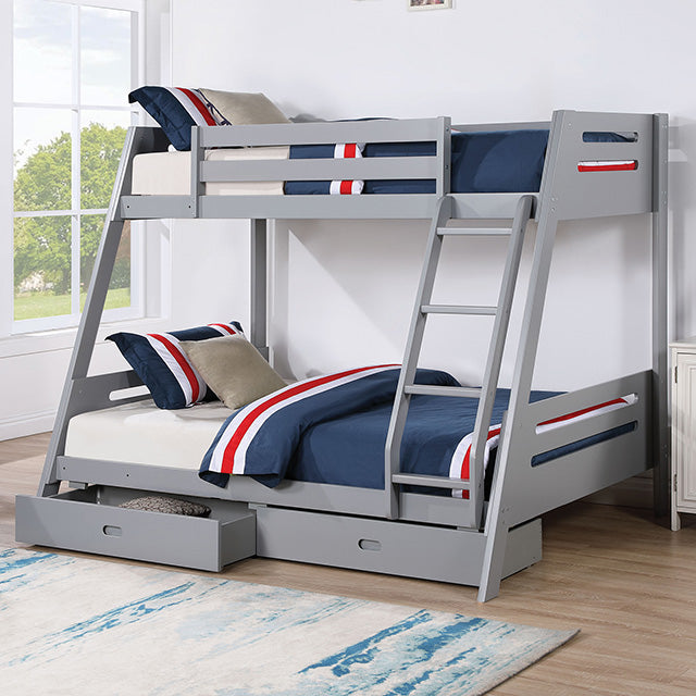 Emilee-Twin/Full Bunk Bed