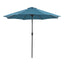 Soli-9' Outdoor Umbrella w/ Auto Tilt + 21" Round Base
