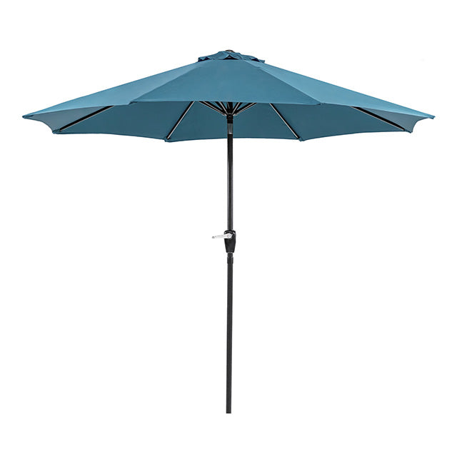 Soli-9' Outdoor Umbrella w/ Auto Tilt + 21" Round Base
