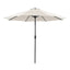 Soli-9' Outdoor Umbrella w/ Auto Tilt + 21" Round Base
