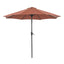 Tano-9' Outdoor Umbrella + 21" Round Base