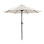 Tano-9' Outdoor Umbrella + 21" Round Base