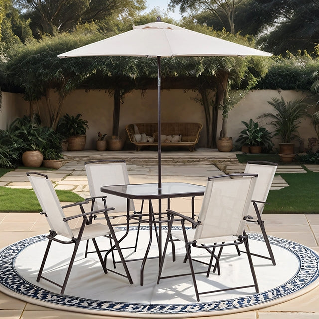 Fallone-7 Pc. Outdoor Dining Set