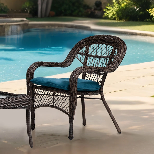 Oliveri-Wicker Stacking Chair - 2Pc/Stack
