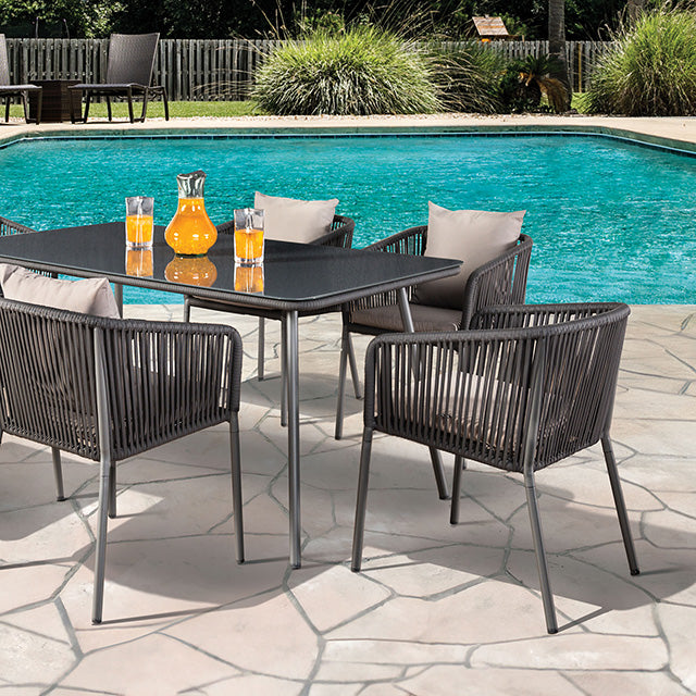 Tushari-8 Pc. Outdoor Dining Set