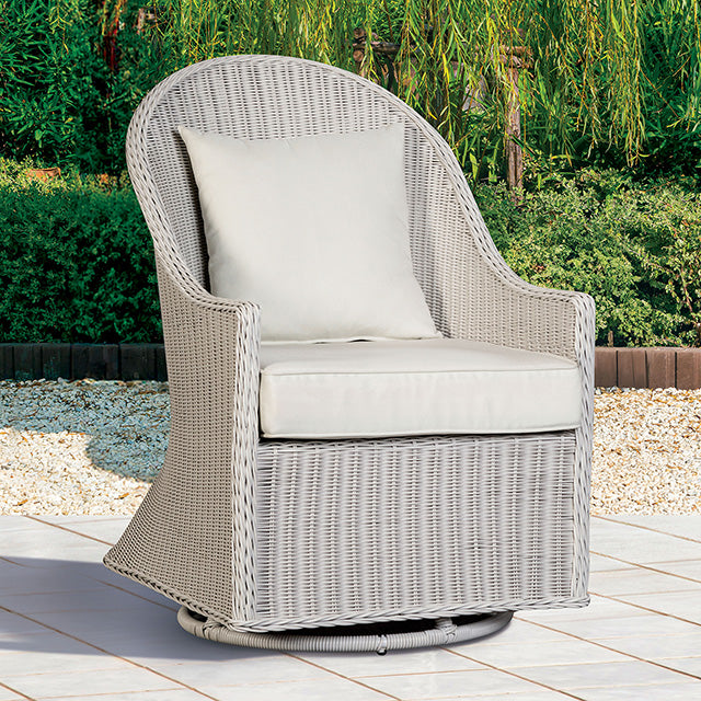 Tomohon-Swivel Wicker Chair