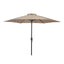 Lali-9 Ft Outdoor Umbrella + 21" Round Base