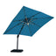 Aurora-10 Ft Square Umbrella w/ Double Top w/ LED + 37" Large Base
