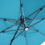 Aurora-10 Ft Square Umbrella w/ Double Top w/ LED + 37" Large Base