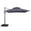 Hero-10 Ft Square Umbrella w/ Double Top + 37" Large Base