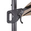 Fida-8 Ft Square Umbrella w/ Double Top + 37" Large Base