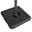 Fida-8 Ft Square Umbrella w/ Double Top + 37" Large Base