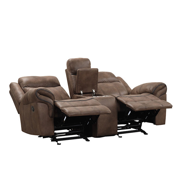 Agata-Glider Recliner Loveseat