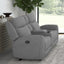 Antonius-Manual Recliner Loveseat w/ Console