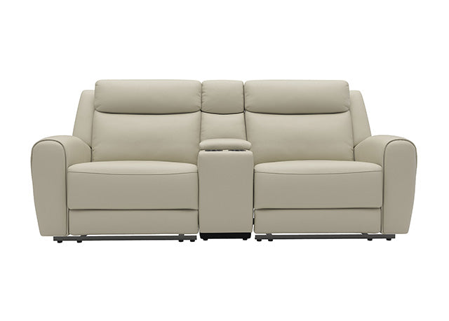 Jacobus-Manual Recliner Loveseat w/ Console
