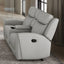 Jacobus-Manual Recliner Loveseat w/ Console