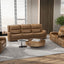 Leolinus-Manual Recliner Loveseat w/ Console
