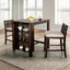 Lescles-3 Pc Counter Ht Set (1 Table + 2 Chairs)