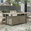 Bordeaux-Dining Table w/ Fire Pit & Cooler