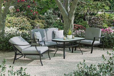 Adele-5 Pc. Conversation Set w/ Adjustable Chairs