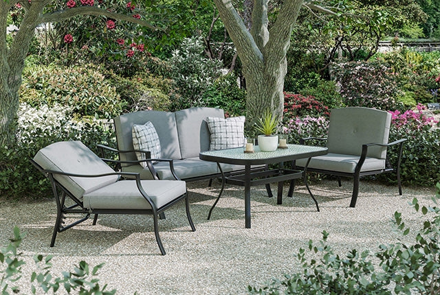 Adele-5 Pc. Conversation Set w/ Adjustable Chairs