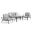 Adele-5 Pc. Conversation Set w/ Adjustable Chairs