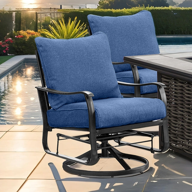 Segovia-Swivel Glider Arm Chair (2/CTN)