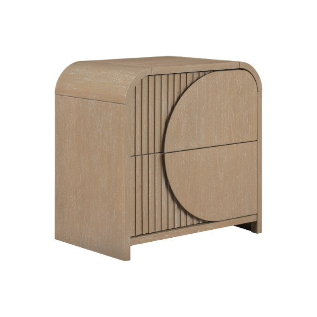 Tangentry-2 Drawer Nightstand