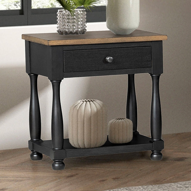 Neue Mills-1-Drawer Nightstand