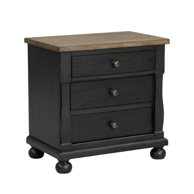 Neue Mills-3-Drawer Nightstand