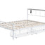 Nicoli-Queen Metal Bed With Underbed Storage