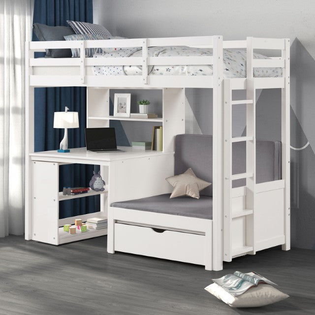 Mateo-Twin/Twin Loft Bunk Bed