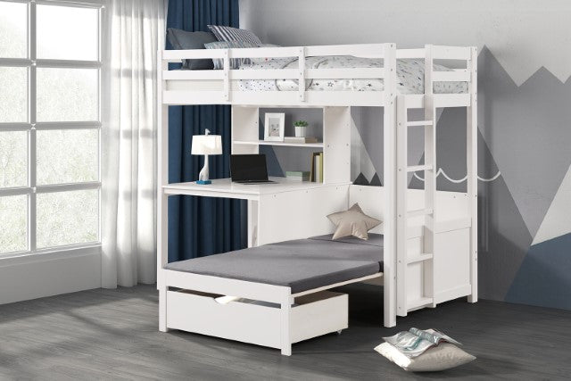 Mateo-Twin/Twin Loft Bunk Bed
