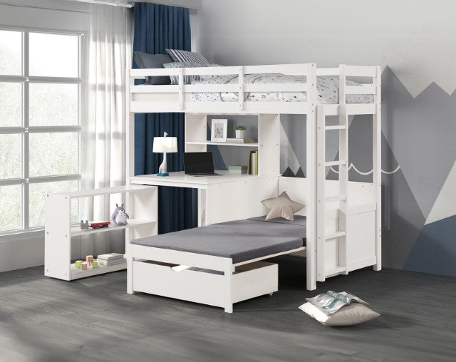 Mateo-Twin/Twin Loft Bunk Bed