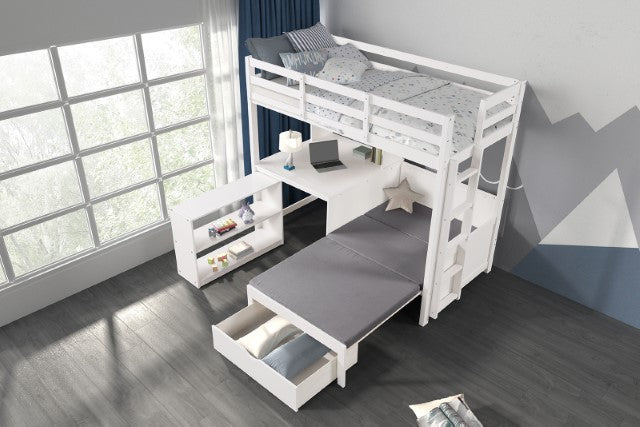 Mateo-Twin/Twin Loft Bunk Bed