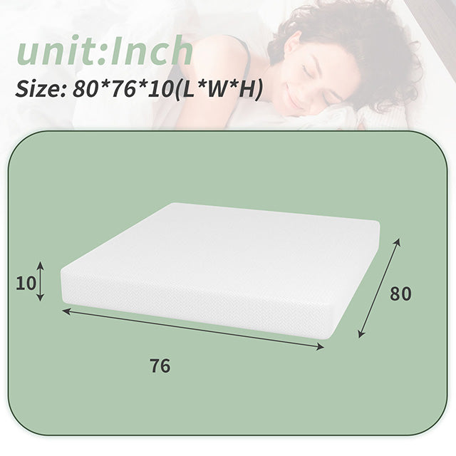 Coreopsis-10" E.King Memory Foam Wave Comfort