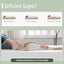 Coreopsis-10" E.King Memory Foam Wave Comfort