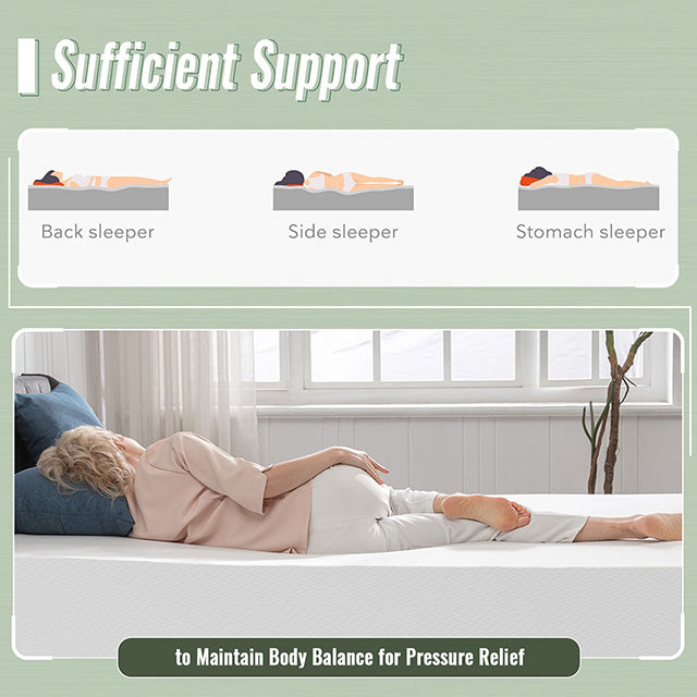 Coreopsis-10" E.King Memory Foam Wave Comfort