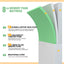 Forsythia-8" E.King Green Tea Gel Memory Foam