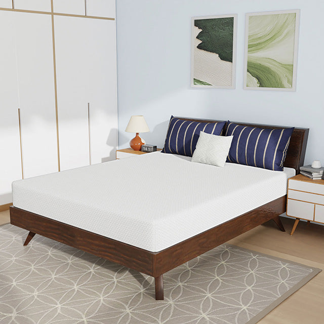 Nasturtium-8" Queen Bamboo Charcoal Infused Memory Foam