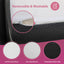 Hollyhock-3" Full Tri-Fold Memory Foam Topper