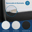 Hollyhock-3" Twin XL Tri-Fold Memory Foam Topper