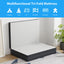 Hollyhock-3" Twin Tri-Fold Memory Foam Topper